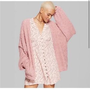 Wild fable dusty pink cardigan